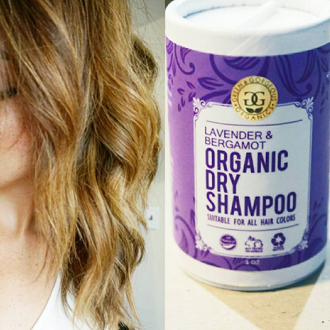 Organic Dry Shampoo Powder Lavender and Bergamot - Travel Size