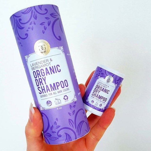 Organic Natural Dry Shampoo Powder for All and Oily Hair Types - Lavender and Bergamot